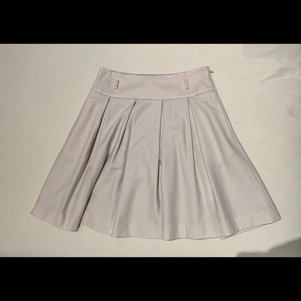 Club monaco wool beige skirt
